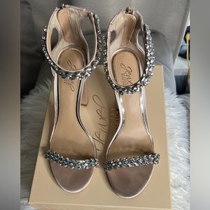 Bagley Mischka bridal shoes.